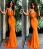 2ピースセクシーなマーメイドウエディングドレス長いボヘミアンの女性の特別な機会オレンジサマービーチボホホリデードレスフィット9653992