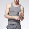 Débardeur pour hommes Fashion Mens Basic Tank Top Top Summer Sports Gym Muscle Muscle Sans manches O-NECK TRAPALIT THIRT PLAI