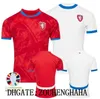 Jersey de fútbol de la república checa 2024 Europue National Team Camisetas de fútbol Camisetas de fútbol