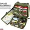 Taschen Tactical großer Administratorbeutel mit Doppelschicht -Design, Molle EDC EMT Utility Beutel mit Kartenhülle Modularer Werkzeugbeutel -Flagge Patch Patch