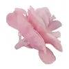 Fleurs décoratives 50 PCS Roses de soie artificielle à tête de fleur Décor de fête de mariage en vrac - rose