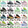Ny Elite FG Soccer Shoes Boots Cleats for Herr Kids Low Top Football De Crampon Scarpe Calcio Fussballschuhe Botas Futbol Chaussures Firm Ground Emerald Wholesale
