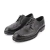 Casual Shoes Sipriik Straftich Haut Full Brogue Elegant Black Wingtip Kleid Herren Leder Business Office Hochzeit Hochzeit