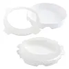 Moules 1set rond Eclipse Silicone Cake Moule pour Mousses Crème glacée Marifon Pan de pâtisserie Accessoires de pâtisserie