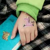 VHGE Tattoo Transfer 1-6Sheets/lot Unicorn Children Tattoo Sticker Temporary Fake Kids Tattoo Girls Arm Hands Body Waterdichte Tatouages Pour Enfants 240426