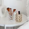 Storage Bottles Multi-purpose Creative Transparent Crystal Glass Pencil Holder Candle Cup Ornament Nordic Ins Ball Makeup Brush Bucket