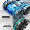 Electric/RC CAR 2-in-1 RC auto speelgoed Watertank 2.4G Remote Control Waterproof Stunt CAR 4WD Auto Amfibische auto Childrens Toy Boy and Girl Giftl2404