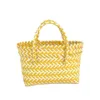 Candy Colored Basket Plastic Woven Beach Colorful Handbag New Women's Leisure Bag purses designer handbags sale