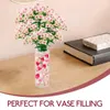 Vazen premium delicate vaas drijvende parel decor vulstof hoge kaarsen cup hars voor handcraft