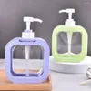 Botellas de almacenamiento 300/500ml Dispensador de jabón y champú Bottación de bomba de baño portátil de gel recargable