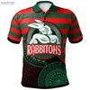 Herren-T-Shirts 2024 Sommer Womens Wear Herren Rabbitos Rugby Rabbitos Super 3D bedruckt kurzärmelig T-Shirt Top Camissaxw