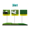 SIDA Multifuncional 3 en 1 Mat de swing de golf Non Slip Artificial Turf Entrenamiento de golf Golpe de almohadillas