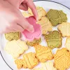 Moules 6pcs / Set Christmas Train Biscuit Moule de moule Biscuit Moule de biscuit Cutter DIY Fondant Baking Moule Cake Decoration Toolsware