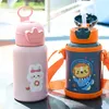 500 ml di unicorno per bambini thermos bottiglia carina per bambini bottiglia d'acqua termica tazza thermos in acciaio inossidabile per tazza d'acqua studentesca 240416