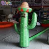 4mh (13,2 pieds) Grande publicité faite à la main Carton de dessin animé Cactus Air soufflé Plantes artificielles Personnages pour l'événement de fête Show Decoration Toys Sports