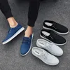 Scarpe casual tela maschi primavera estate da uomo piatti piatti con sneakers comodi mocassini