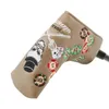 Golf Putter Head Covers met schedel geborduurde club magnetische geabsorbeerde bestuurder headcover accessoires voor mannen 240424