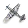 Puzzles 3d 4d 1/48 Fighter World Fighter BF-109 Spitfire F4U Hurricane P-51 Assemblée Puzzle Model Military Aircraft TOLL2404