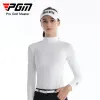 Camisas PGM Golf Ice Seda Bottom Sombreado protector solar Camiseta de seda de seda de hielo