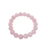 Perle en gros rose rose rose quartz en pierre naturelle Bracelet Bracelet Corde Pulse enzyme Bijoux Perles AMOURS CADEAUX