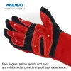Grillas Andeli Glove de soldadura de 27 cm Obras multifuncionales Guantes resistentes al calor MIG/Stick/TIG Welder/Grill/Stove/BBQ Guantes protectores