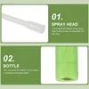 Garrafas de armazenamento Spray garrafa de líquido Holder Contêiner de perfume Sub Nasal Dispensador Vidro vazio de vidro