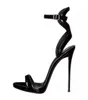 2019 Neue Designer -Modes Schuhe Frauen Open Toe High Heels Sandalen mit Tränen sexy Riemchen Damen Stiletto Heel Party SH4118246