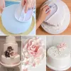 Vormen plastic cake soepeler diy fondant cake gladdere spatulas schraper polisher gereedschap schimmel cake cake bakgereedschap keuken accessoires