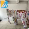 Costume da elefante gonfiabile gigante colorato personalizzato per forniture per eventi