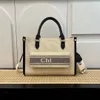 Nuevas bolsas de diseñador Totas de moda Carta clásica Chl2oo1 lienzo Pu bolso de gran capacidad bolso bolso bolso de compras para mujeres bolsas de masa de cuerpo