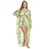 Grande set da donne per la protezione solare in bikini in bikini in bikini da bagno