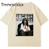 T-Shirts SOS Tour Sza Grafik T-Shirt Männer T-Shirt Hip Hop Rapper Frauen Kleidung Cotton Man Kurzarm T-Shirt 90S Streetwear Unisex Tops