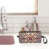 収納バッグKabyle Pottery Amazigh Ornament Travel Cosmetic Bag Retro Geometric Makeup Toyroty Toyreaty Organizer Ladies Beauty Dopp Kit