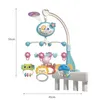 Mobils# baby crib mobile tinces giocattoli remoto proiezione proiezione cronometraggio del letto neonato giocattolo musicale gifl musical 0-12m d240426