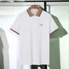 mens polo shirt Embroidery Solid TB MensTB Short T-shirts Classic Station Color Bajia Letter Casual Summer Polo Shirt Sleeve Tshirt Men luxury