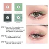 Green Eyeshadow Palette Luxury Glitter Eye Shadow Makeup 4 Colors