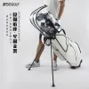 Taschen Golf Tasche Männer Frauen tragbare Golfständer Taschen mit Mode -Mikrofaser Leder mit zwei Ballkappe ausgestattet