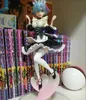 Anime manga rem Nekomimi ver. Care Cat Ear Maid Pvc Zestaw zdjęć modelka Brinquedos diftl2404