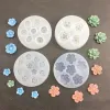 Moulds New Mini Cherry Blossom Peach Blossom Silicone Mold Mousse Cake Fondant Baking Tool Gypsum Glue Resin Clay DIY Decoration Mold