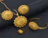 Anniyo Ethiopische sieraden sets hanger kettingen oorbellen ringbanden voor dames goud kleur Eritrean African Bride Gifts 207506 23360892