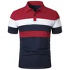 Men's T-Shirts Summer Luxury Polo Shirt Mens Polo Shirt Large Polo Shirt Spliced Shorts Sled Polo Collar Business T-shirt Sweater 6XL J240426