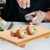 Tassen Sushi Tablett Kuchen Bambus Servierplatte wiederverwendbarer Halter Sashimi Gericht