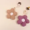 Accessori Ins Daisy Flower Teddy Boucle Fabric Porta del ciuccio fittizio Clips Clip per la concorrenza neonato per neonati giocattoli