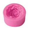 Stampi strumenti di decorazione della torta 3d rosa fiore silicone stampi fondente con cookie cioccolato polimero argilla cottura cucina accessori da cucina