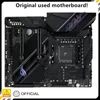 Cartes mères pour ROG CROSSHAir VIII Dark Hero Socket Motherboard AM4 AMD X570 DDR4 M.2 NVME SATA3 ORIGINAL BURANT Utilisé