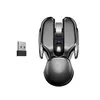 Dancesoul Auto Sleep 2,4 GHz draadloze muis Ergonomische Alien Look Mouse Metal Mouse voor PC -laptop met USB -ontvanger