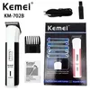 Haartrimmer populaire professionele oplaad scheerschoen Kemei KM-702B Batterij Elektrische haar Clipper Trimmer Q240427