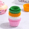 Molds 500/1000 pcs Cakepapier Cups Mini kleurrijke chocoladepapier Liners Muffin Cases Cake Liner Baking Cup Home Kitchen Pastry gereedschap