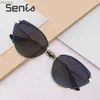 Gafas de sol Senta Nuevas gafas de sol de ojo de gato Sunsco solar para mujer Gafas de sol de estilo de mariposa Retro