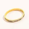 Letter Bracelet Classic Design Jewelry 18k Gold Stainless Steel Birthday Party Wedding Gift Bracelet